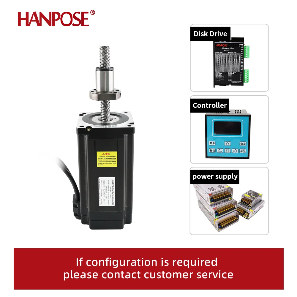 Шаговый двигатель Nema34 с крутящим моментом 12 нм 6 А 86EB156-1616 шариковый винтовой