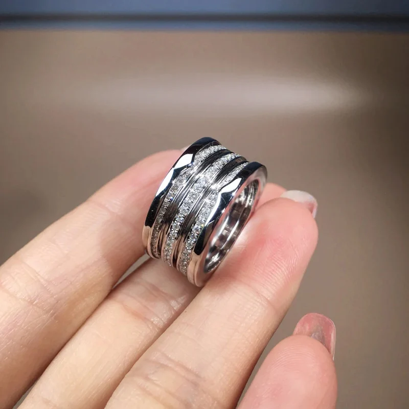 Модное роскошное изящное ювелирное изделие из стерлингового серебра