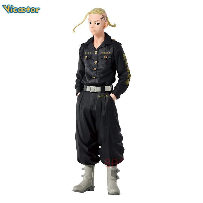 

Vicootor Original Genuine BP Tokyo Revengers 18cm Ken Ryuguji PVC Action Figure Toys Anime Figurals Collection Gifts