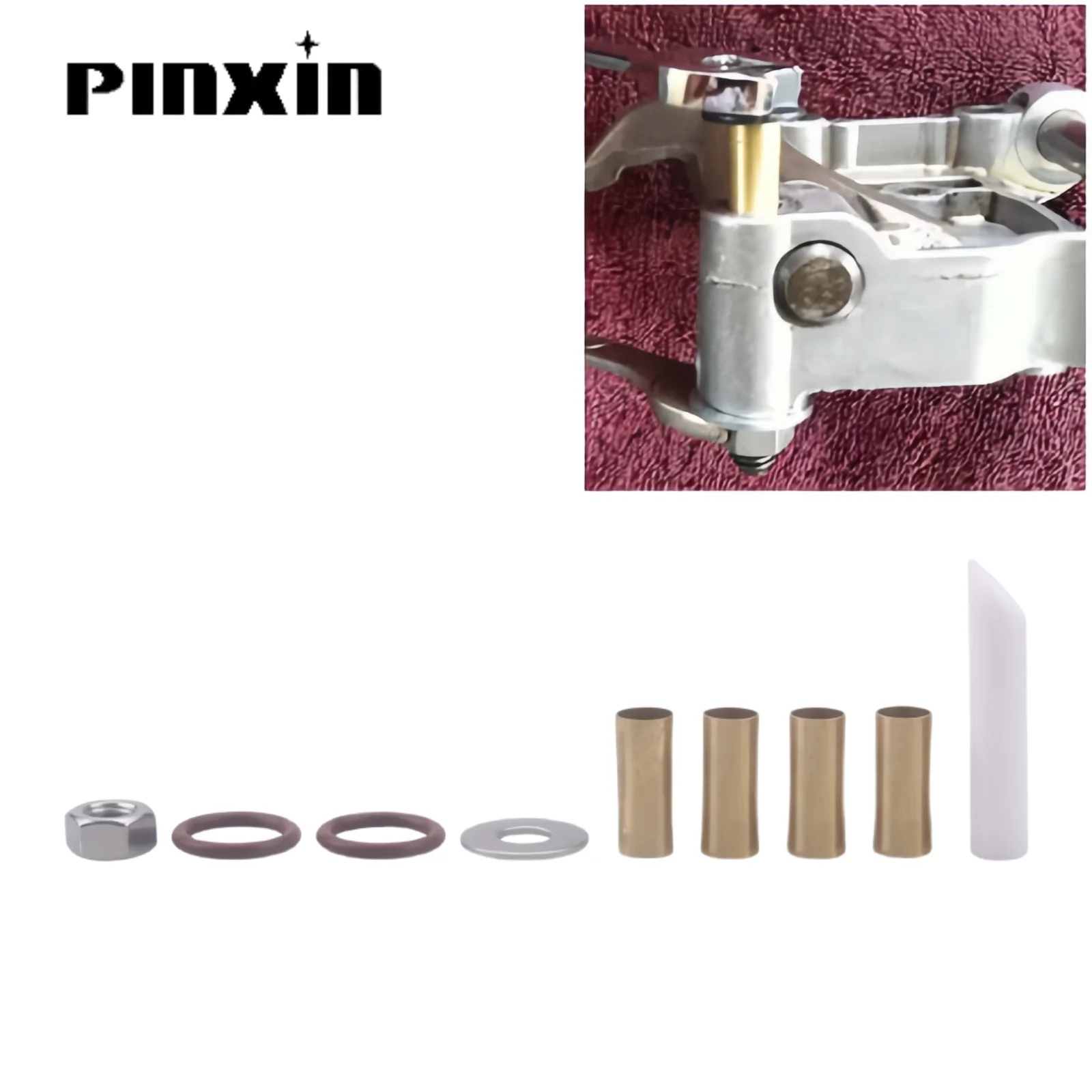 

PinXin для Harley Davidson Twin Cam Engine, мотоциклетный рокер, комплект шкафчиков, фиксаторы торцевого вала в сборе, комплект тикания шума, подходит