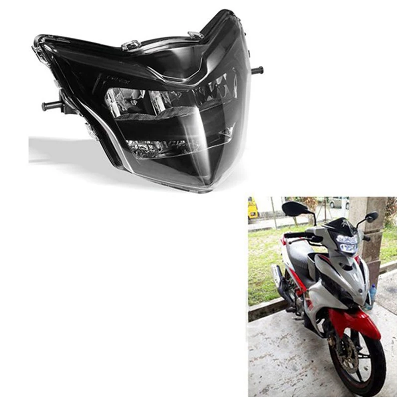 

Мотоциклетная фара, обтекатель, маска для фар Yamaha LC135 V2-V6, светодиодная фара для мотокросса 12 в 35 Вт, прозрачная крышка
