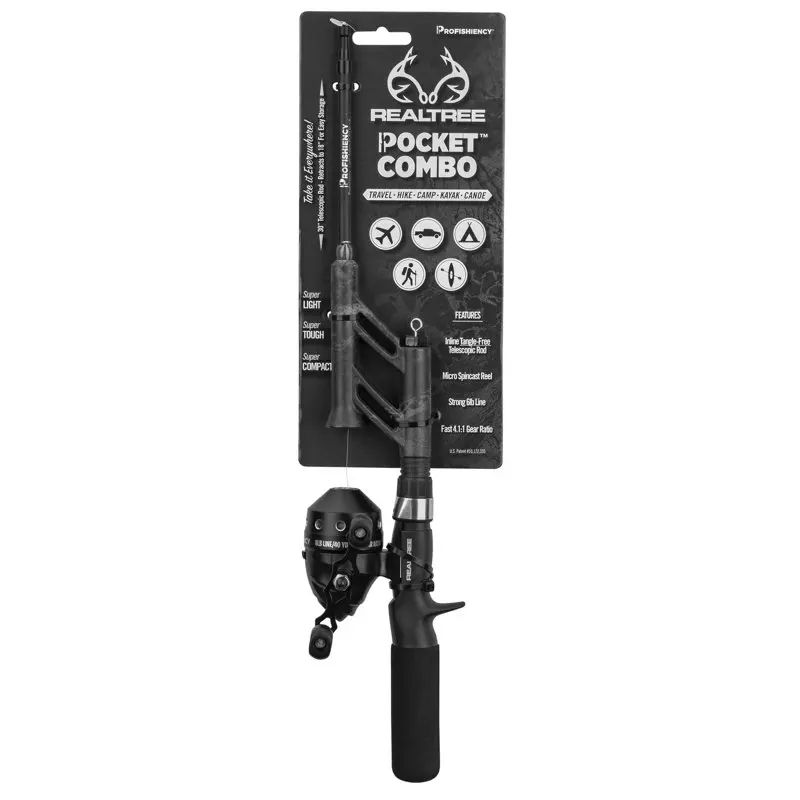 

Pocket Combo Micro Telescopic Spincast Combo