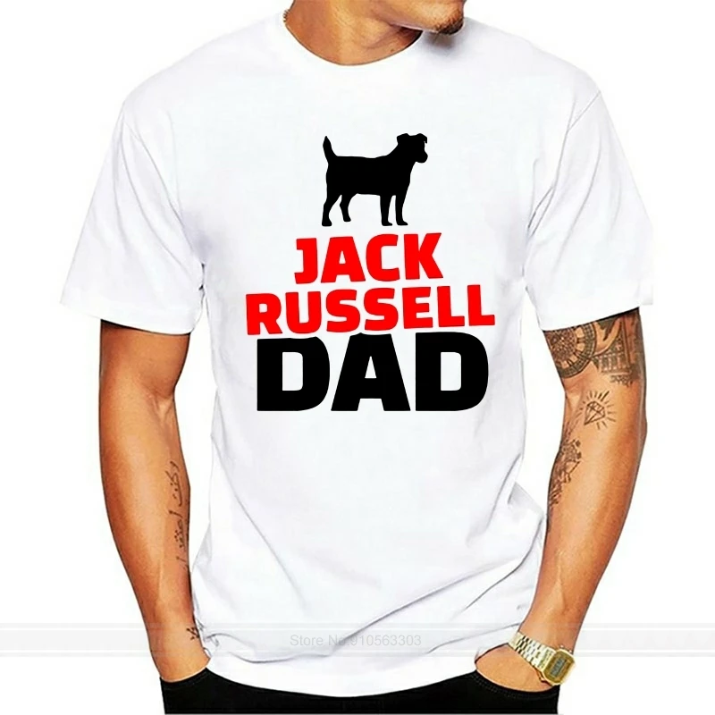 

Jack Russel Dad men's fashion T-shirt cotton tshirt men summer fashion t-shirt euro size
