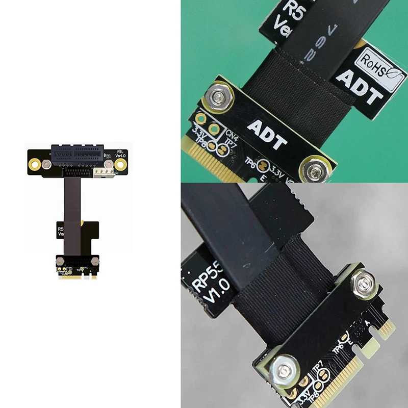 

M.2 A.E Key A+E to PCI-E X4 Extender Adapter Card Cable Gen3.0 AE-Key A E for PCIE 3.0 X1 X4 X16 M2, R52SL