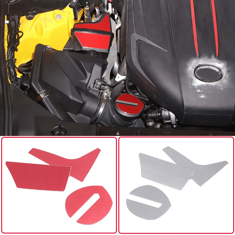 

For 2019-22 Toyota GR Supra A90 (3.0T version) aluminum alloy car air intake grille decorative patch car protection accessories