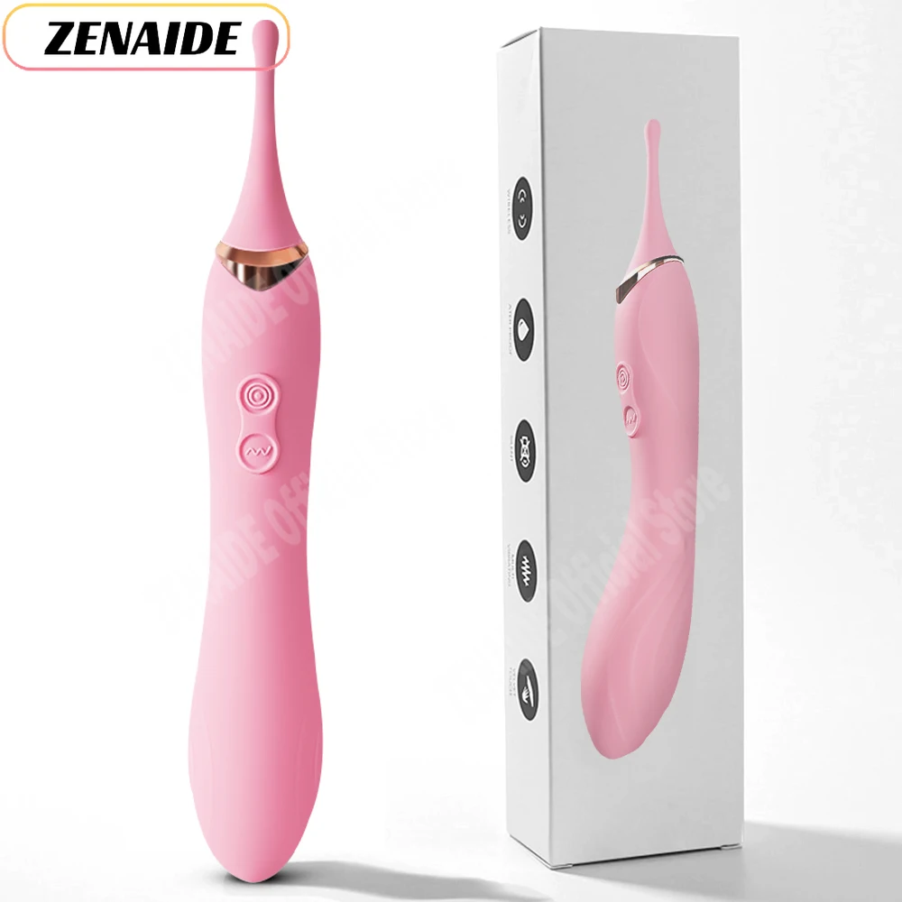 Массажер для стимуляции точки G с подогревом вставляемый стимулятор двойной