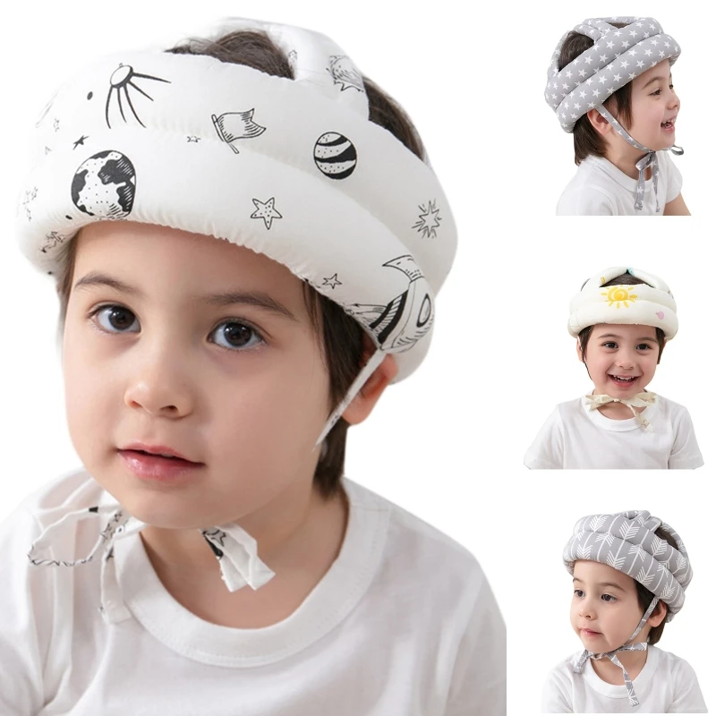 

Детская Мягкая шапка для защиты головы, шлем для защиты от столкновений, безопасный шлем, спортивные защитные хлопковые шапки для детей