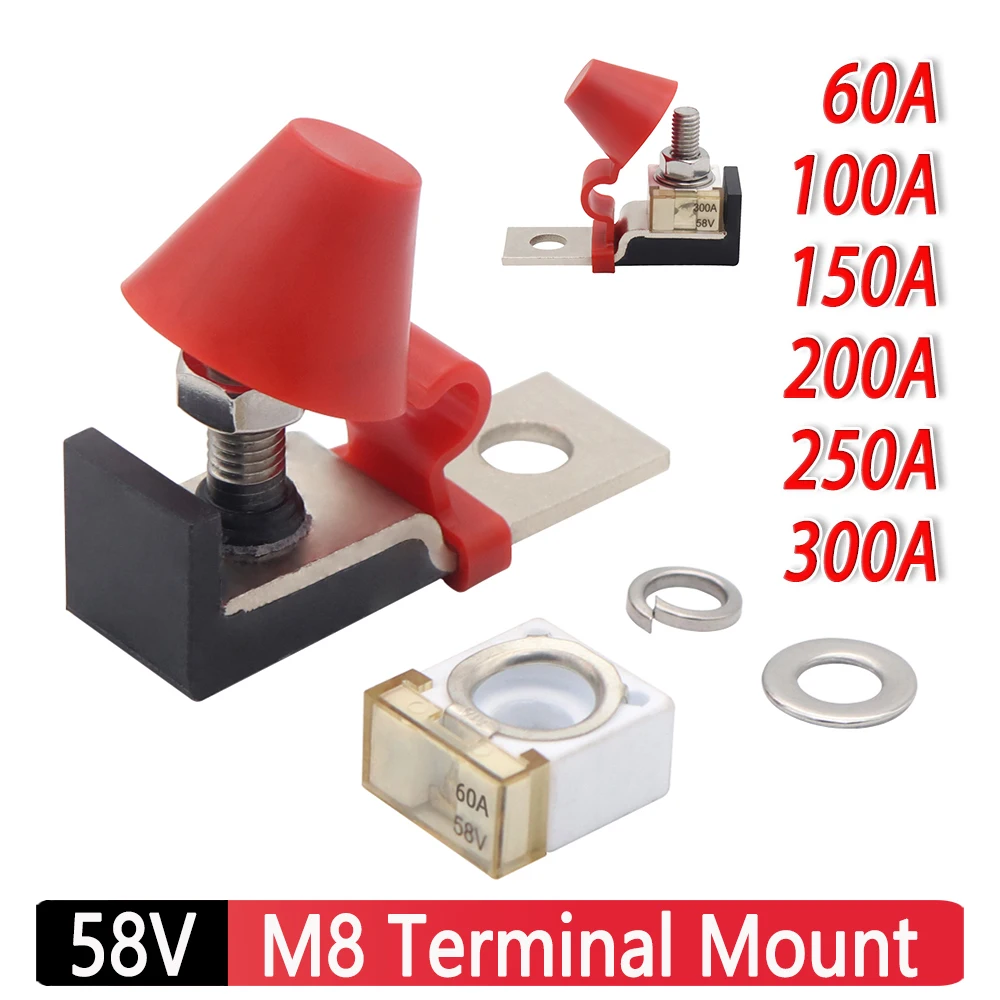 Морской держатель аккумуляторной клеммы 30 А-300 А с 58 в кольцевым предохранителем