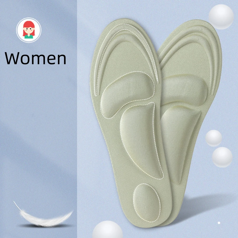 Memory Foam Orthopedic Insoles For Shoes Antibacterial Deodorization Sweat Absorption Insert Sport Shoes Running Pads