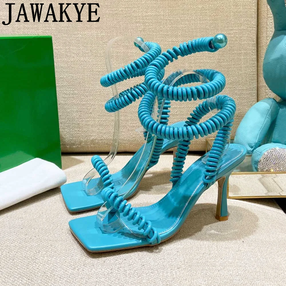 

Женские туфли из натуральной кожи, на высоком квадратном каблуке, без застежки