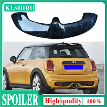 Glossy Black JCW Roof Spoiler Glossy Carbon fiber Rear Window Wing Body Kit Racing Accessories Trim For Mini F55 F56 Cooper