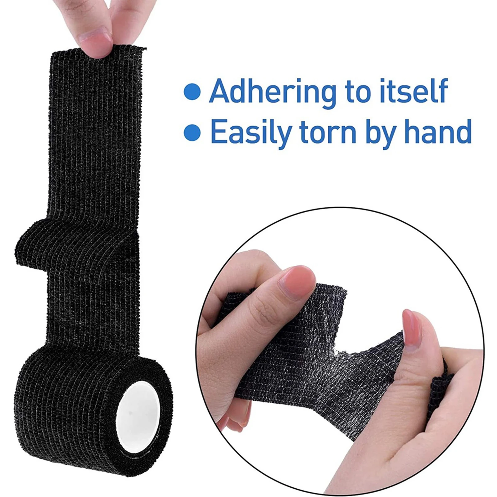 Самоклеющиеся бандажные обертки Нетканые Медицинские Лента для первой помощи