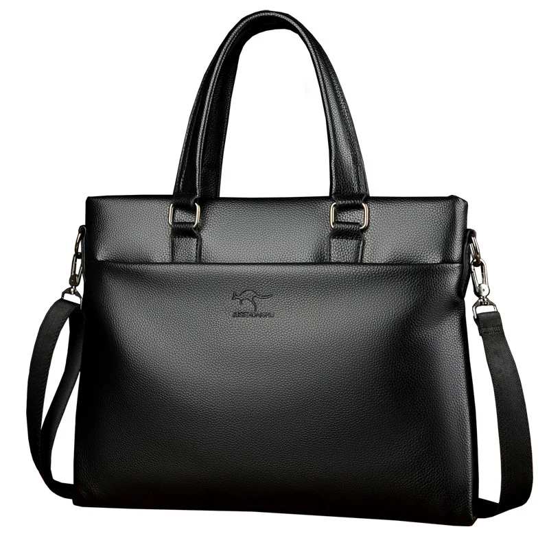 2022 Briefcase Men's Business Bag Shoulder Pu Leather Shoulder Bag Designer Male Laptop Handbags Messenger Totes Male Briefcase