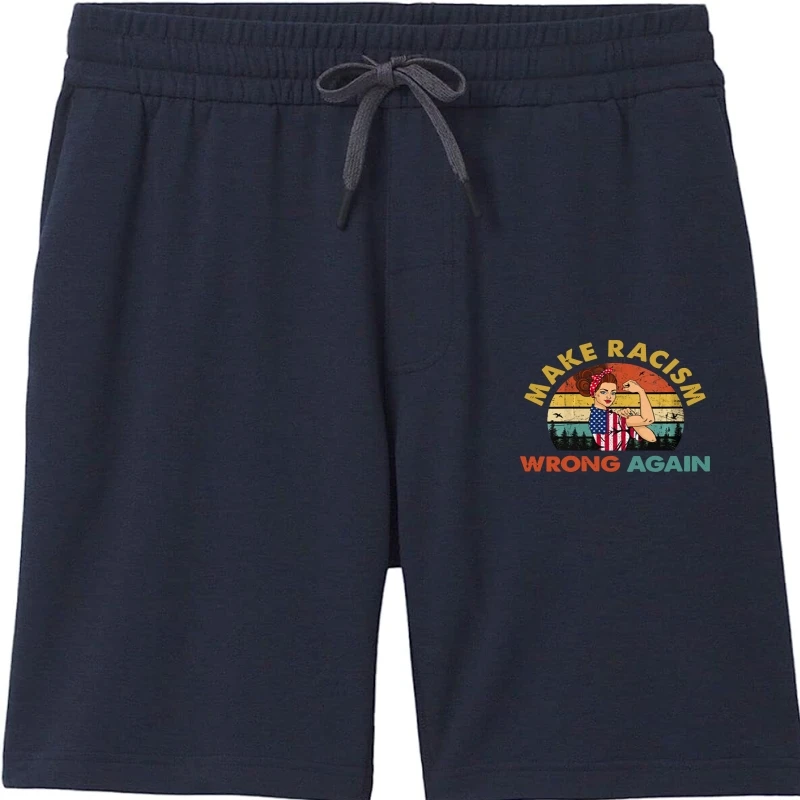 

Make Racism Wrong Again 2020 Anti Racism Black shorts for men M-cool Latest New Style Shorts