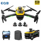 Профессиональный Дрон с камерой GPS, 3-осевой шарнирный Квадрокоптер с камерой 4K 5G WiFi FPV Дрон Радиоуправляемый вертолет 3 км Профессиональный Дрон