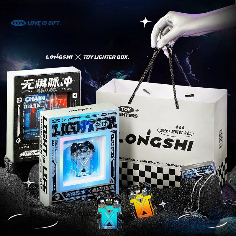 Хардкор-меха в стиле киберпанк кроссовер дуговая зажигалка модная портативная