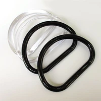 1pc plastic handles to make bags hot home bag round purse handles replacement diy handbag accessories making shopping tote parts