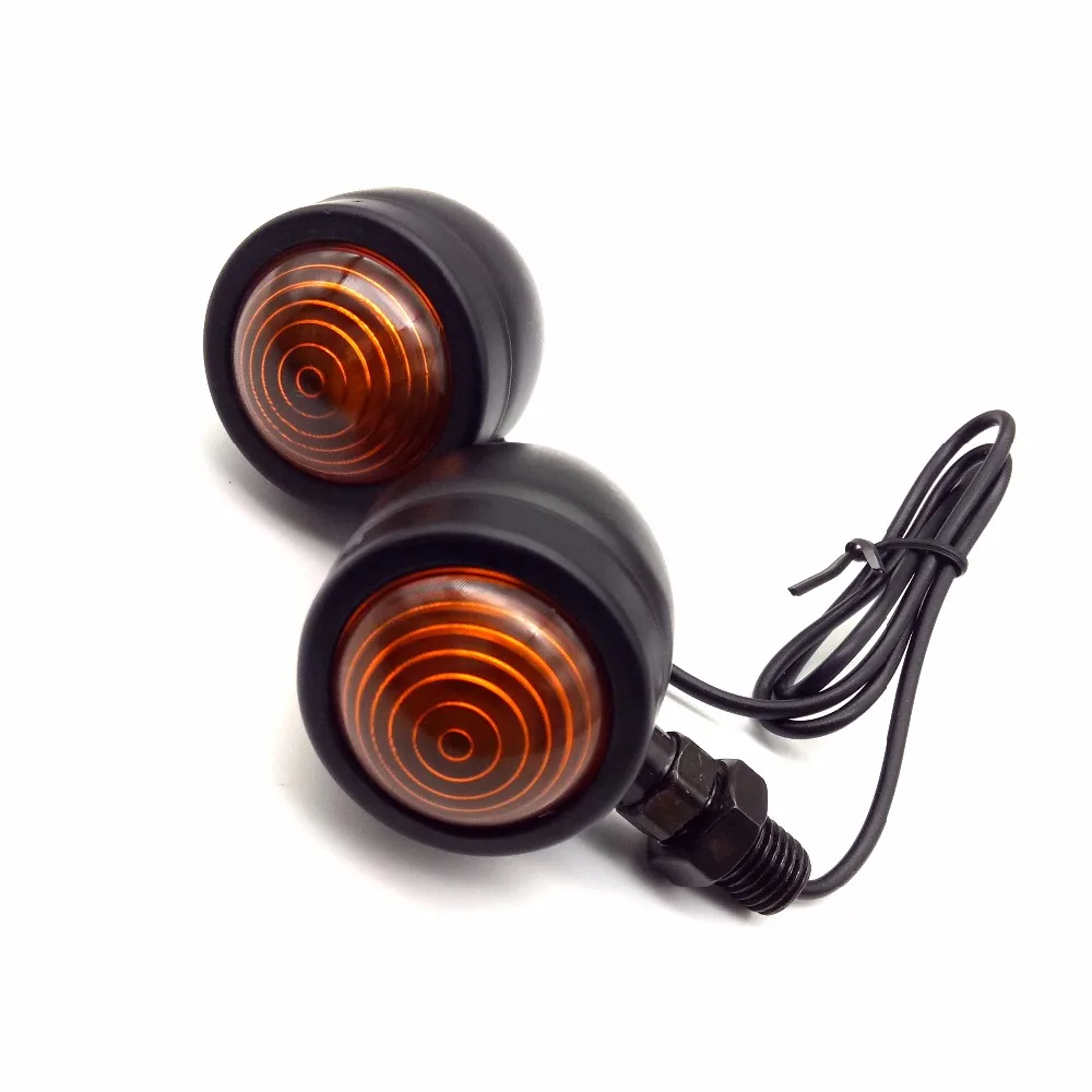 Модный 4х мотоциклетный Черный световой индикатор мигалка Чоппер Bobber Oldschool Cafe Racer