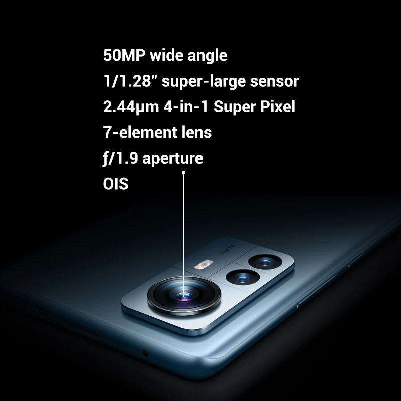 Смартфон Xiaomi 12 Pro глобальная Версия 8 ГБ/12 Гб 256 ГБ Snapdragon®8 Gen 1 Octa Core WQHD + 6 73 &quotAMOLED Quad
