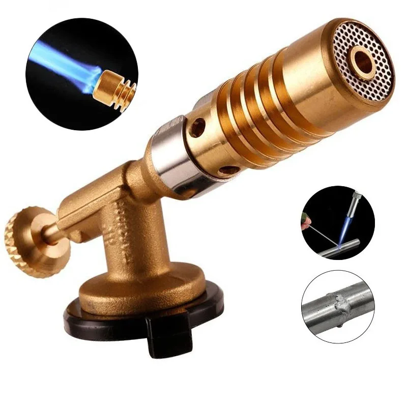 

Портативная Сварочная горелка газовая горелка, газовая горелка, паяльная горелка, медный высокотемпературный латунный газовый факел для п...