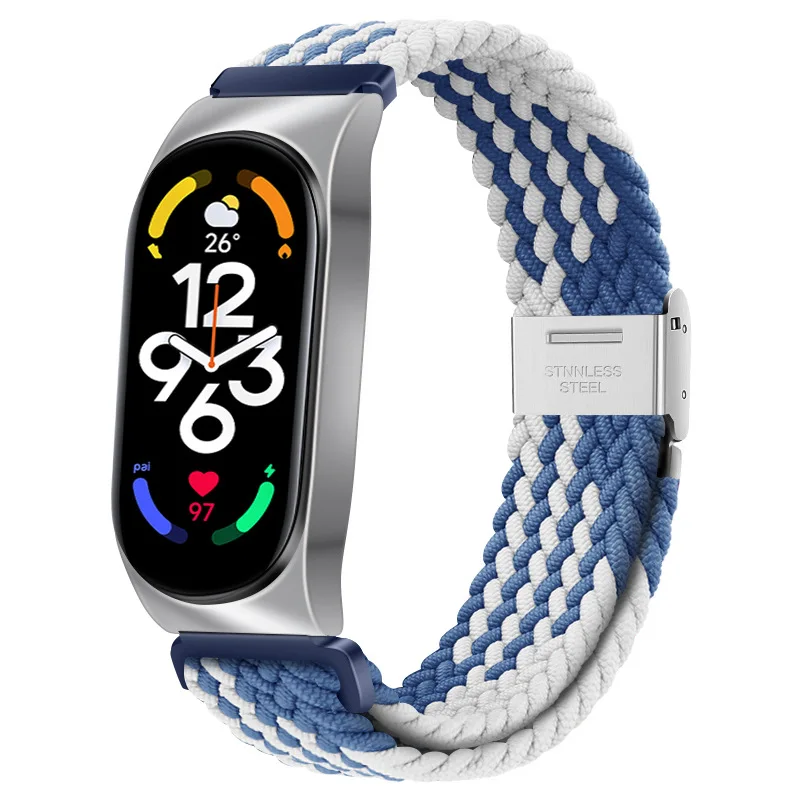 White Carbon Fiber Case for Apple Watch Band Series 8 45mm Titanium Bezel for Iwatch Series 7 6 5 4 3 SE 44mm Modification Kit