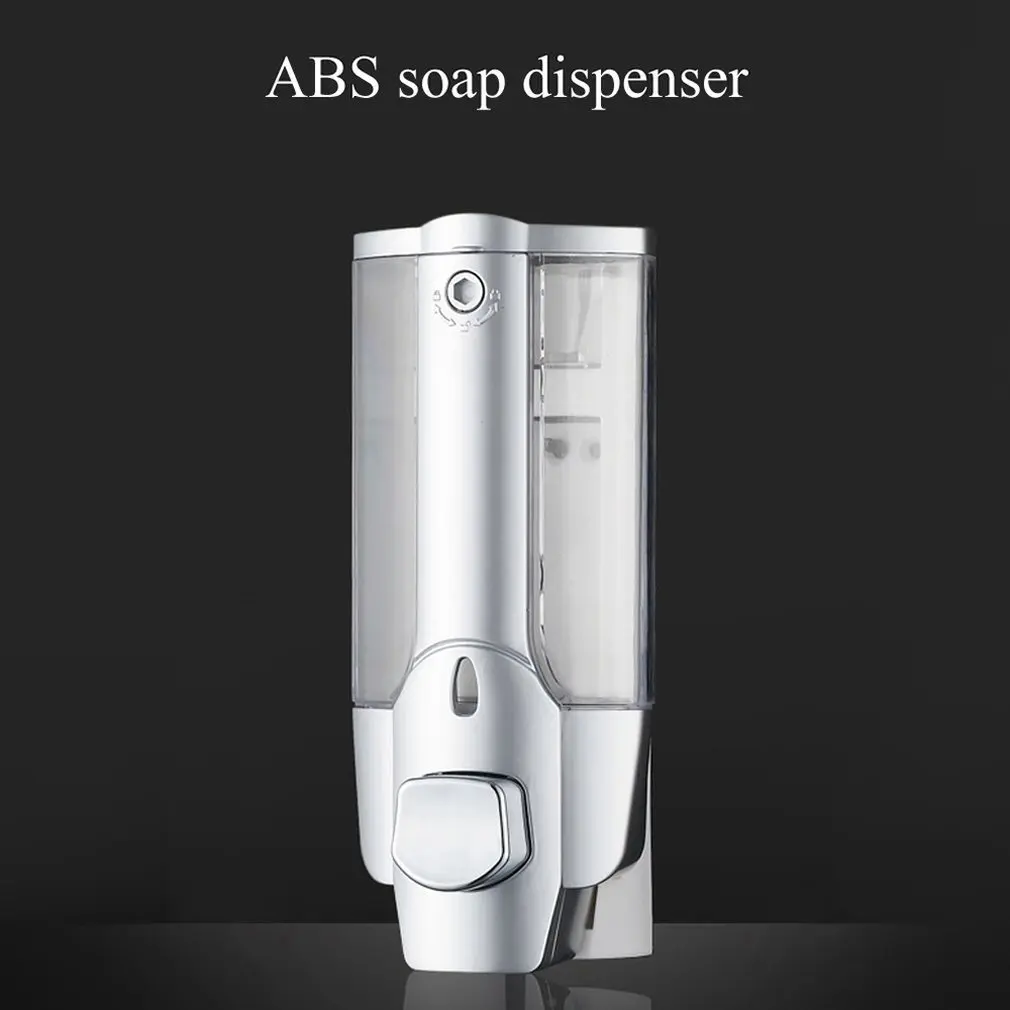 

350ml Liquid Soap Dispenser Wall Shampoo Dispensers Hand for Sink Bathroom Washroom Hotel Shower Bath with A Lock