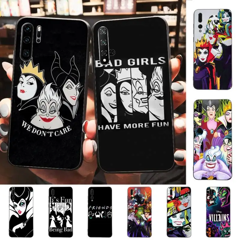 

Disney villains Phone Case For Huawei P40 P30 P20 Pro P10 Plus P9 P8 Lite P Smart Cover