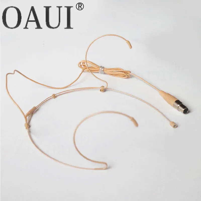 

Free Shipping! Condenser Headworn Headset Microphone with Mini 4 Pin XLR TA4F plug for Shure Wireless BodyPack Transmitter
