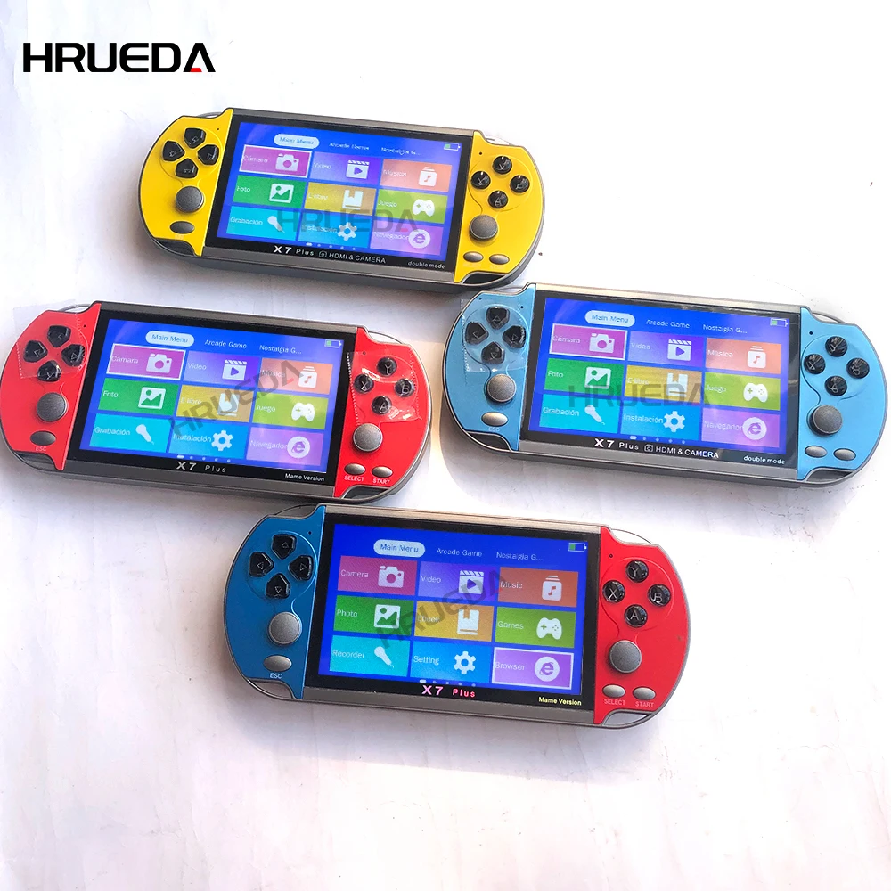 

Консоль игровая X7 Plus портативная, 5,1 дюйма, 10000 + классических игр