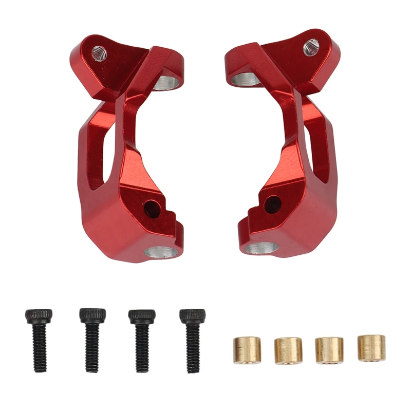 

2Pcs Metal Front C-Hubs Caster Block for Axial Yeti Jr. AX90052 AXI90069 1/18 RC Car Upgrade Parts