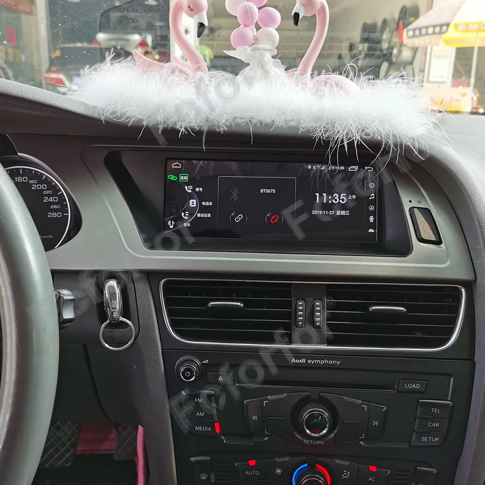 Автомобильный мультимедийный плеер на Android 13 8 + 128 ГБ для Audi A4L 2009-2012 10 25 дюйма