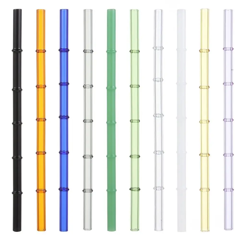 Многоразовые Стеклянные Трубочки Прозрачные Высокотемпературные Для Прямого