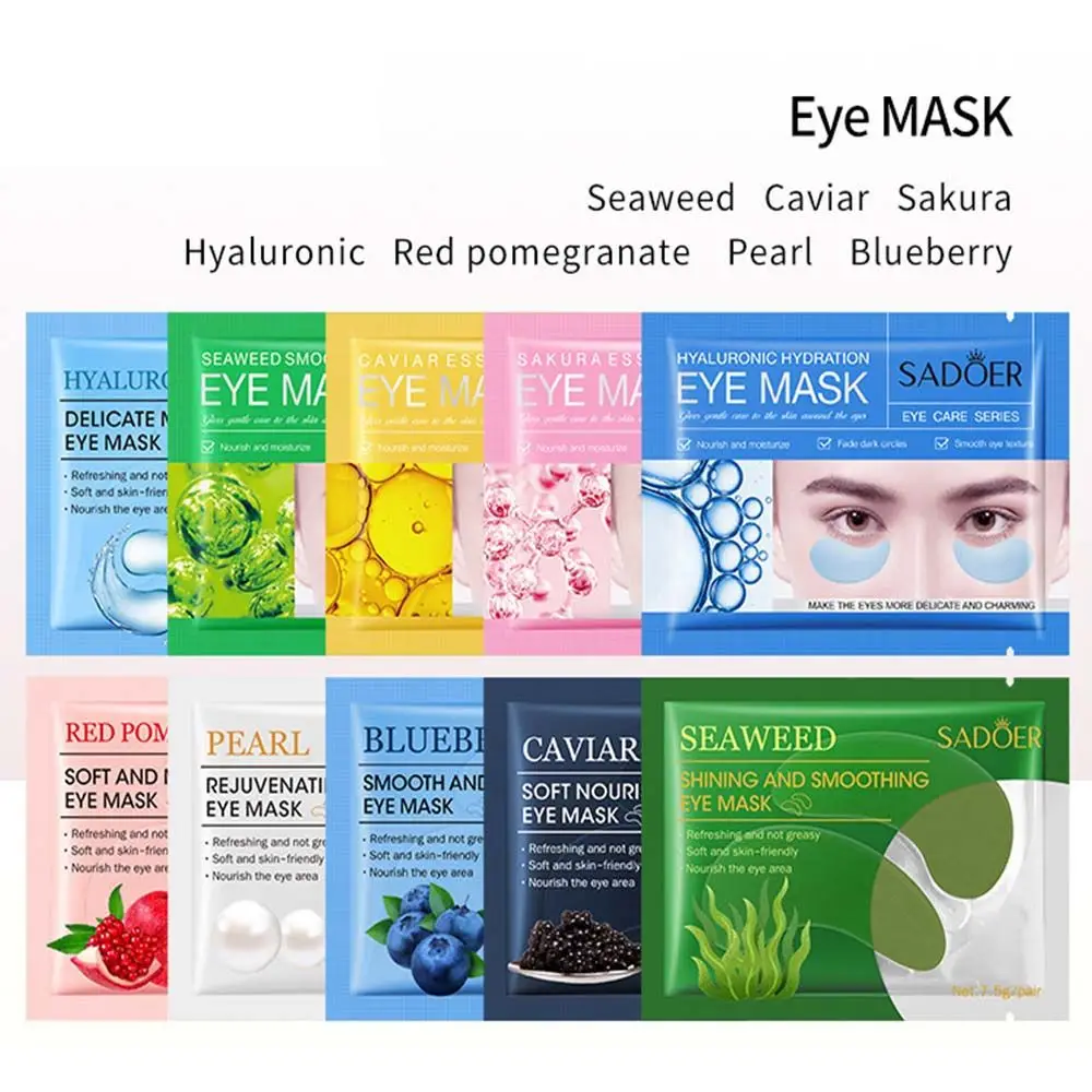 

Eye Patch Collagen Crystal Eye Mask Anti-Wrinkle Eye Patch Moisturizing Nourishing Anti-aging Eye Care Combination
