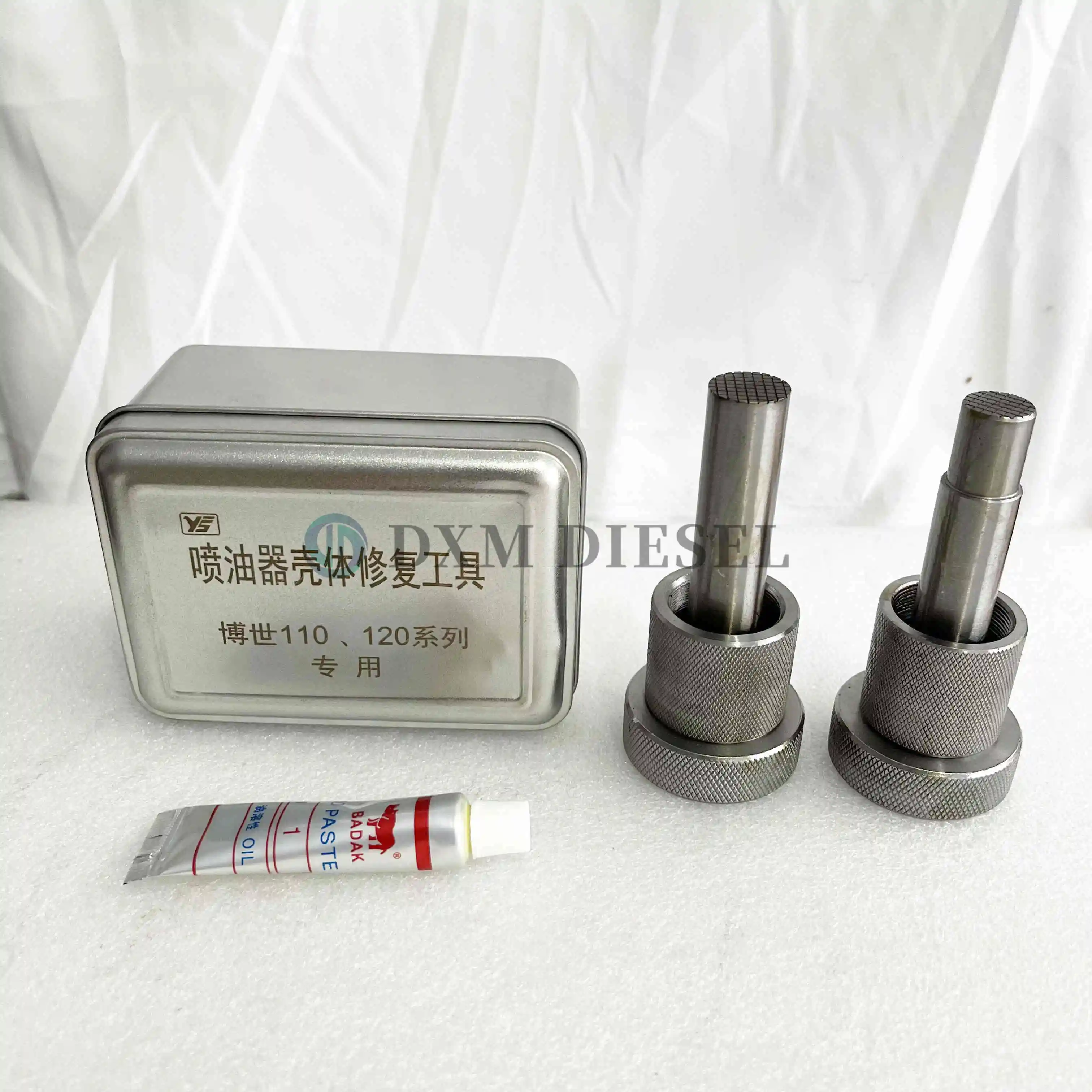 

for Bosch 110 120 Diesel Common Rail Injector Body Grinding Tool, Fuel Injector Valve Cap Grind Rod Repair Hand Tool