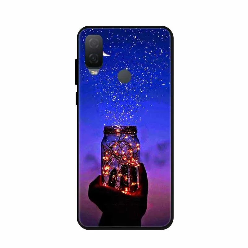 Чехол для Alcatel 1 л 2021 ярких цветов Силиконовые Мягкие мраморные чехлы из ТПУ 1L