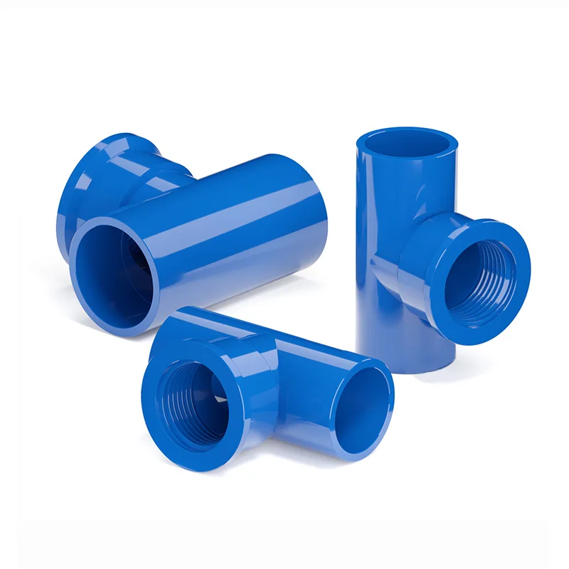 1 ~ 50 шт. синий 20 мм-32 мм тройник из ПВХ соединитель подачи воды аквариум садовые