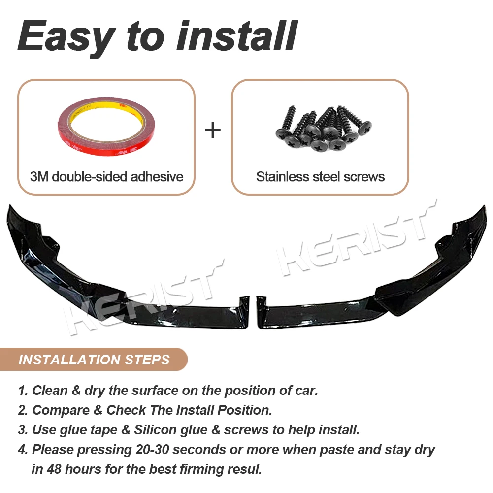 ABS передний спойлер для губ оконное крыло губа BMW X6 G06 M Sport 2023-up Стайлинг автомобиля