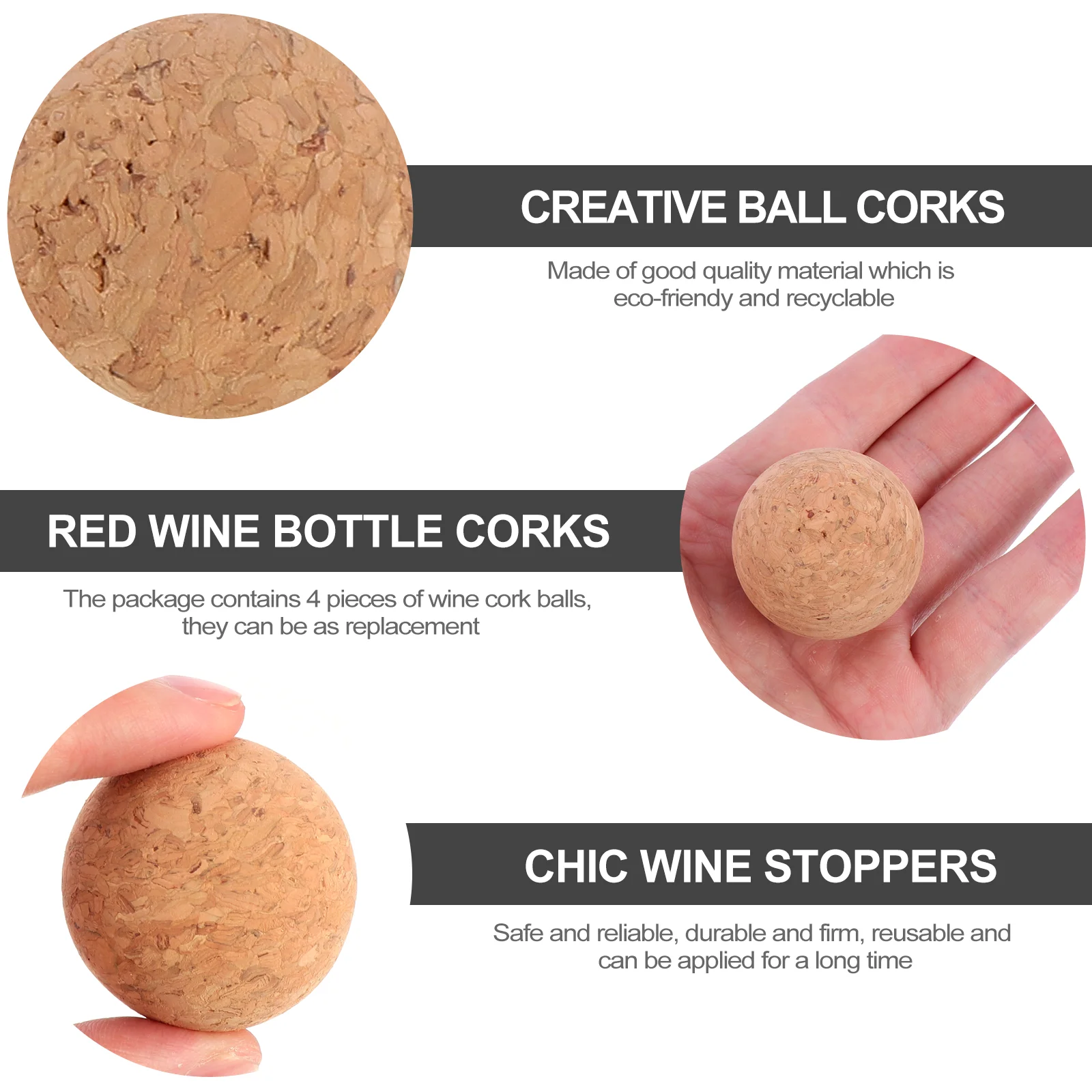 Пробки для пробковых бутылок деревянная шариковая пробка настольная