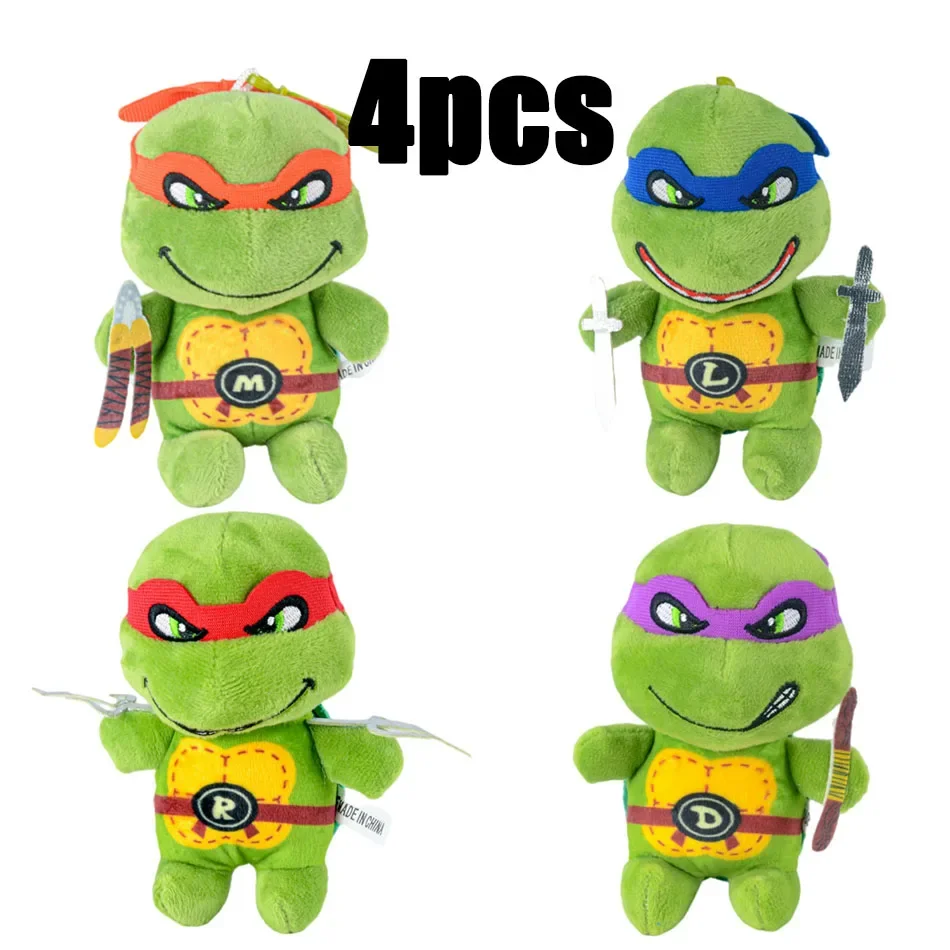 TMNT Плюшевые Игрушки-черепахи 12/26 См Лев Раф Майк Дон Брелок С Наполнителем Чучело