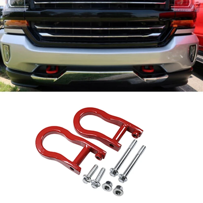 

Комплект красных буксирных крючков для Chevrolet Silverado 1500 GMC Sierra 1500 84192871, аксессуары, запчасти