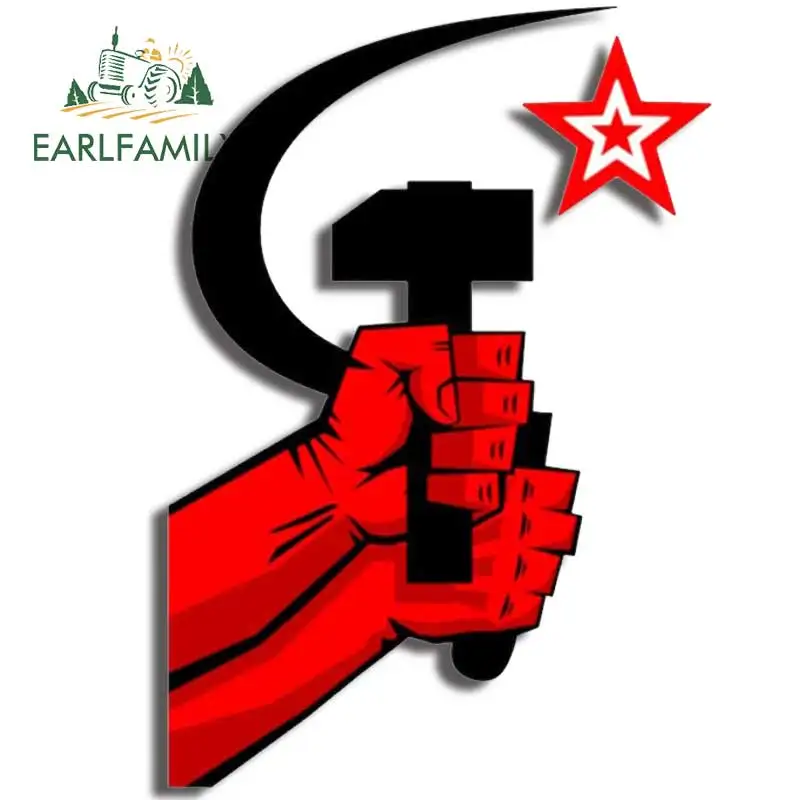 

EARLFAMILY 13 см для СССР Сталин советский ретро автомобиль наклейка для ноутбука мотоцикла Водонепроницаемая Наклейка Виниловые автомобильные аксессуары