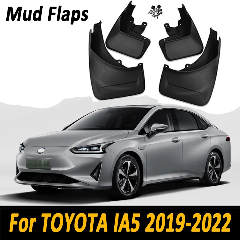 

For TOYOTA IA5 2019 2020 2021 2022 4PCS Mud Flaps Splash Guard Mudguards MudFlaps Front Rear Fender Auto Styline Car Accessories