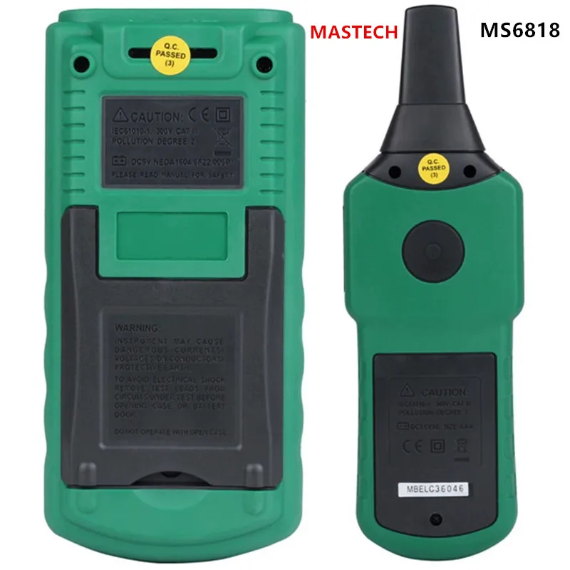 Портативный профессиональный кабельный трекер Mastech MS6818