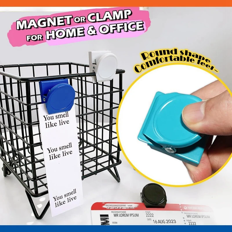 9 шт./упаковка магнитные зажимы для холодильника