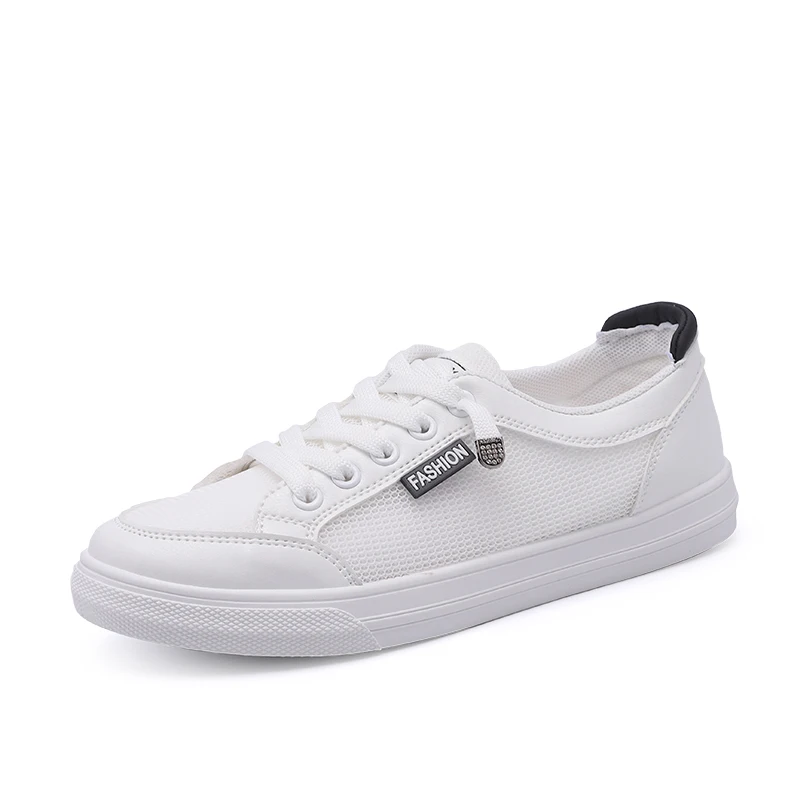 

Women Shoes Spring Autumn Breathable Flats Solid Color Mesh Shoes Young Woman Casual White Shoes Casual And Comfortable