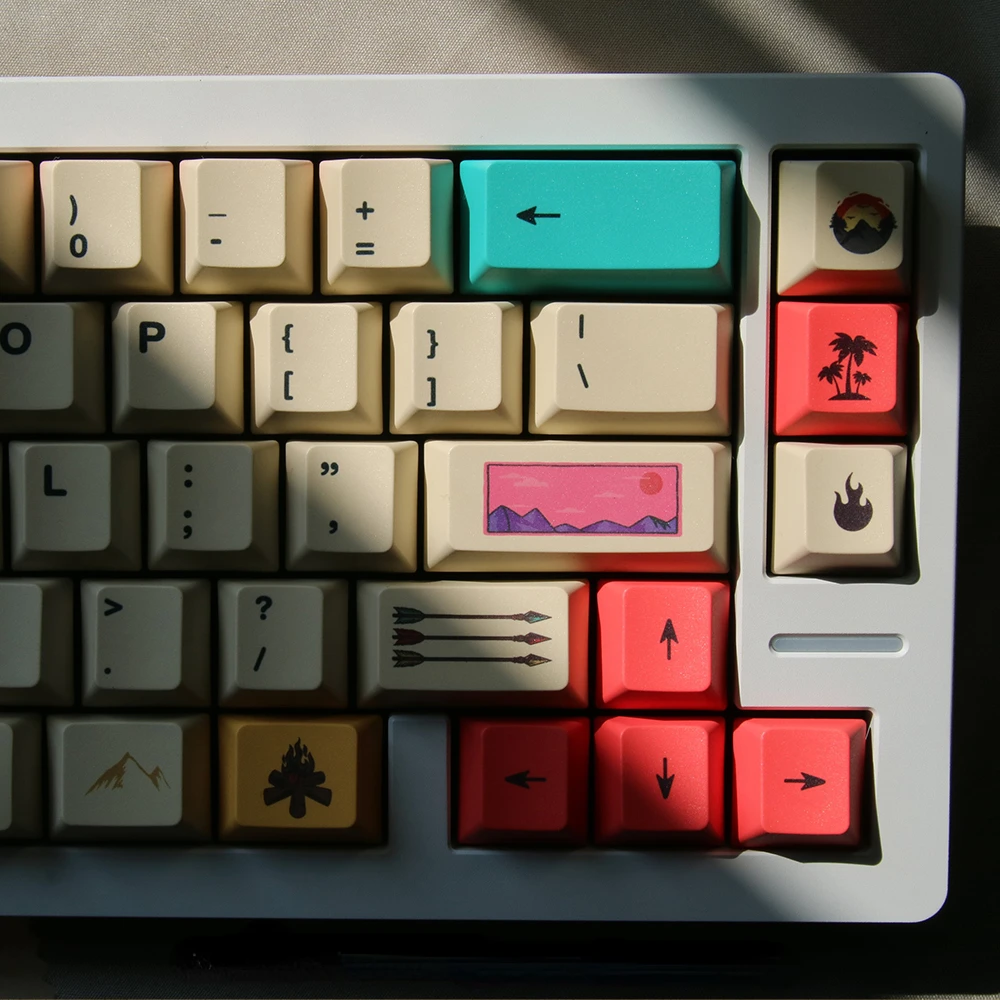 Колпачки для механической клавиатуры в стиле ретро 80-х годов с 136 клавишами |