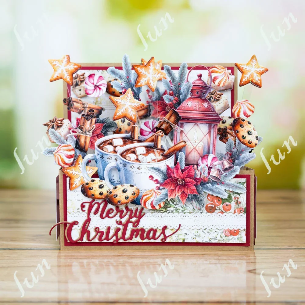 Ботанический лук в форме металла трафареты для DIY скрапбукинг украшение