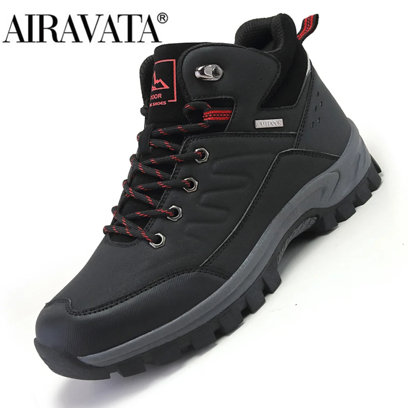Men's Boots Man Hiking Boots Anti-slip Sneakers Male Walking Shoes