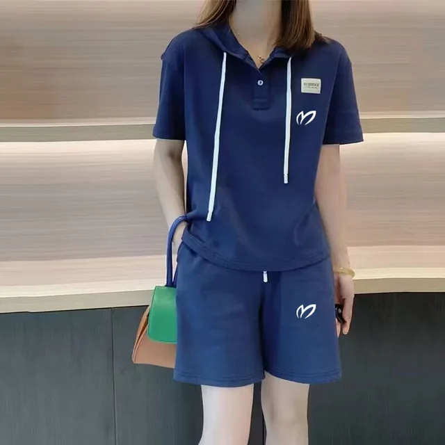 2023 Golf T-shirt Golf Skirt Set Women's Golf Suit Summer New Two Piece Golf Set Horse Golf Suit Women's Tennis Skirt Shorts