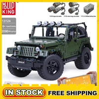 mould king app rc car moc bricks remote control adventure off road vehicle model building block educational toys christmas gifts
